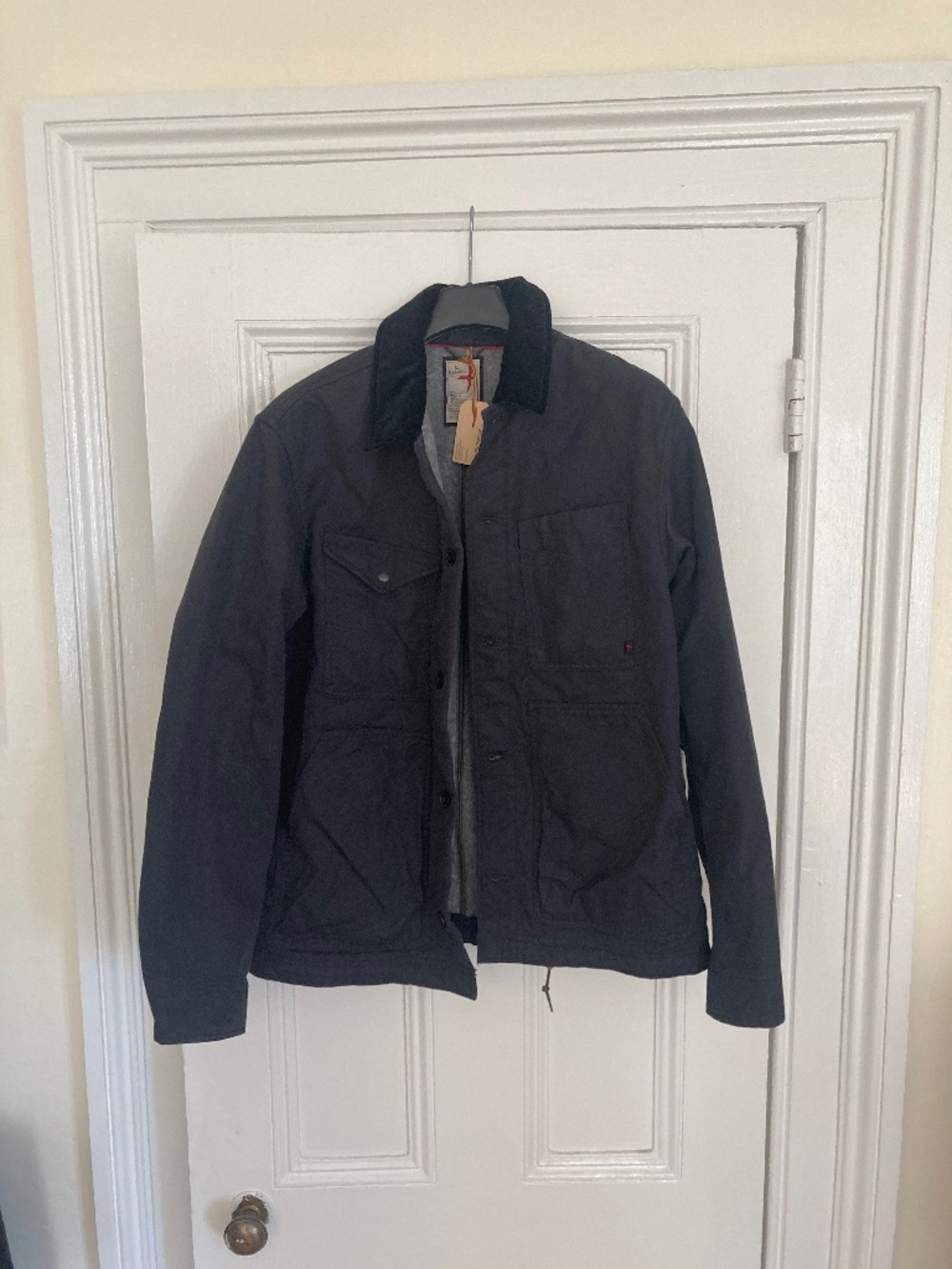 Relwen Pile-Lined Chore Coat Dark Navy NWT Men's Jacket